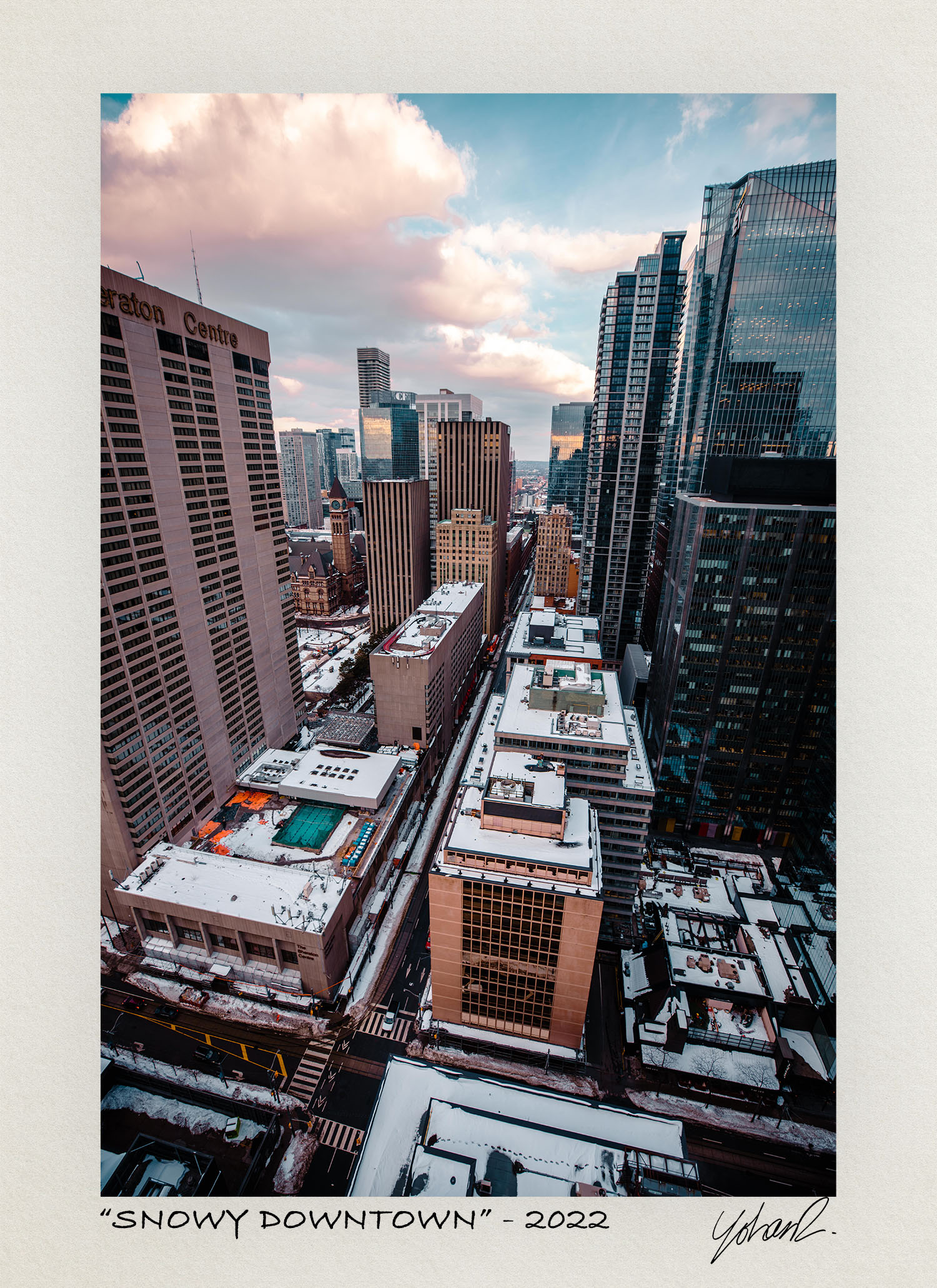 Snowy Downtown